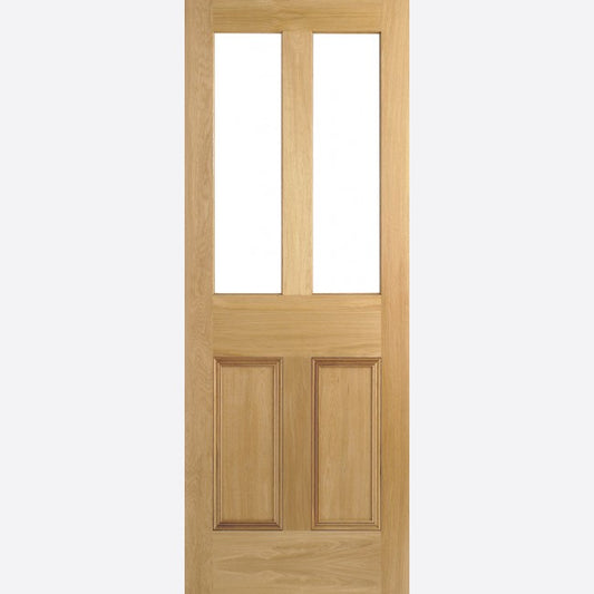 Image for LPD Malton Oak Flat Panel Unglazed Internal Door