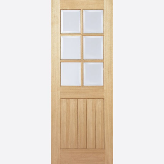 Image for LPD Mexicano Oak 6 Light Glazed Internal Door