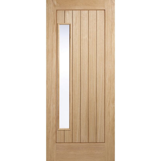 Image for LPD Warmer Door Newbury Oak Glazed External Door