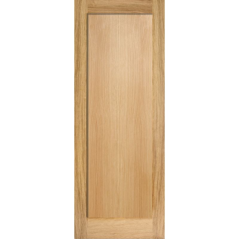 Image for LPD Oak Pattern 10 One Panel Internal Fire Door