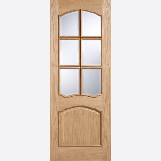 Image for LPD Riviera Oak Raised Moulding Unfinished Internal Door