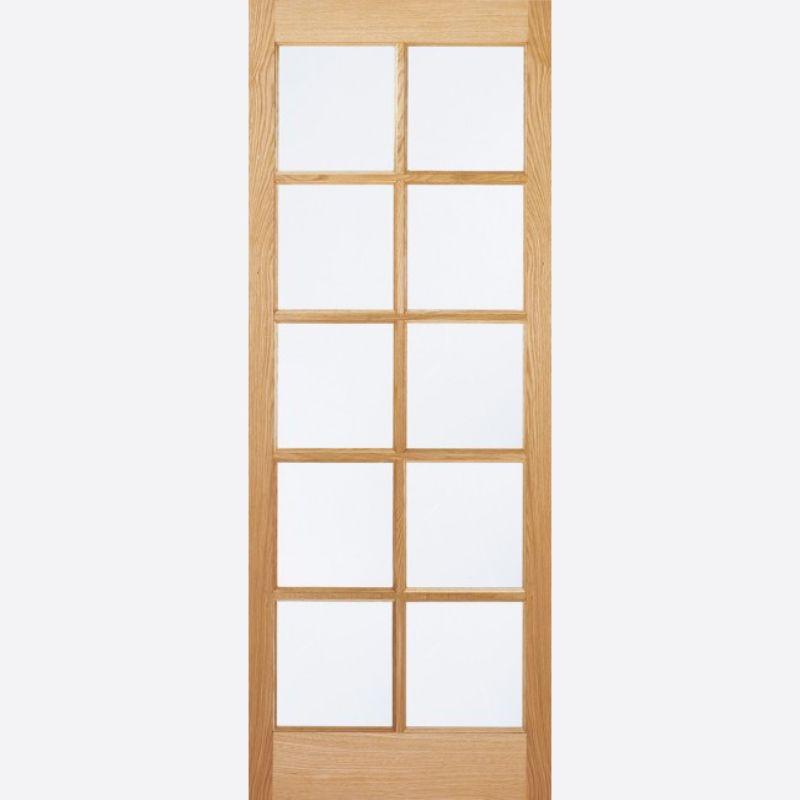 LPD SA Oak 10 Light Internal Door 78in x 33in x 35mm (1981 x 838mm)