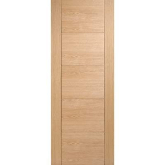 LPD Oak Vancouver 5 Panel Pre-Finished Solid Internal Door - 2032mm x 813mm