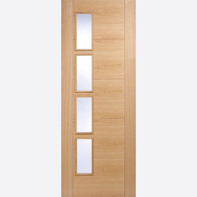 Image for LPD Vancouver Oak Offset Glazed Internal Door