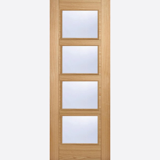 Image for LPD Vancouver Oak 4 Lite Glazed Internal Door