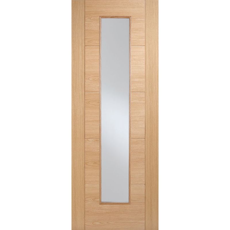 Image for LPD Vancouver Oak Long Lite Glazed Internal Door