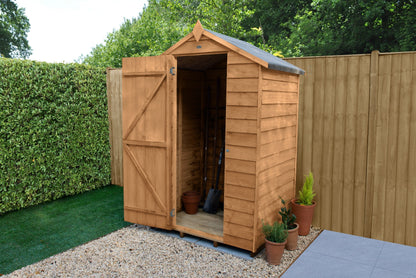 Forest Overlap Dip Treated Apex Shed - No Window - 4 x 3ft