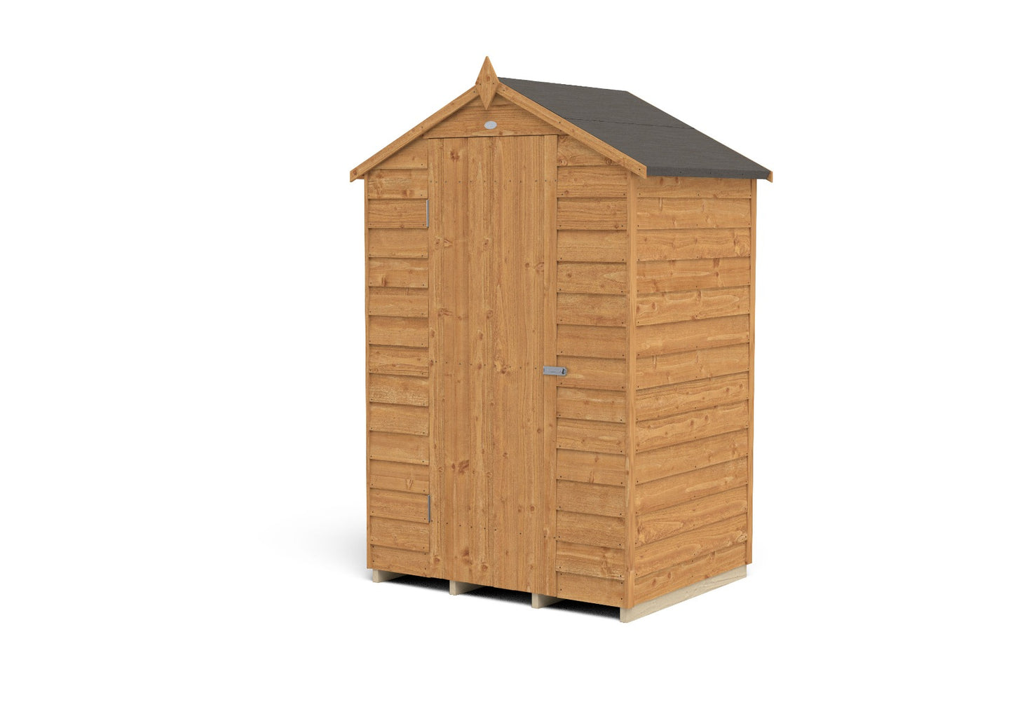 Forest Overlap Dip Treated Apex Shed - No Window - 4 x 3ft