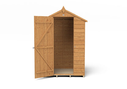 Forest Overlap Dip Treated Apex Shed - No Window - 4 x 3ft