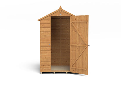 Forest Overlap Dip Treated Apex Shed - No Window - 4 x 3ft