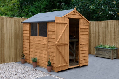 Forest Overlap Dip Treated Apex Shed - 7 x 5ft