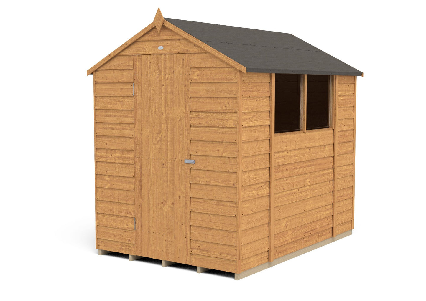 Forest Overlap Dip Treated Apex Shed - 7 x 5ft