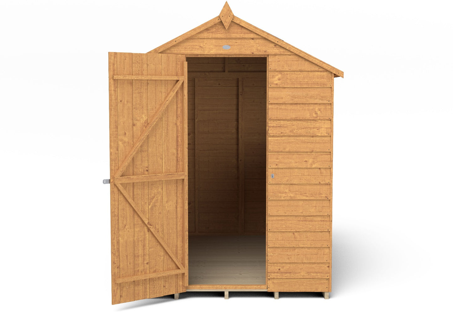 Forest Overlap Dip Treated Apex Shed - 7 x 5ft