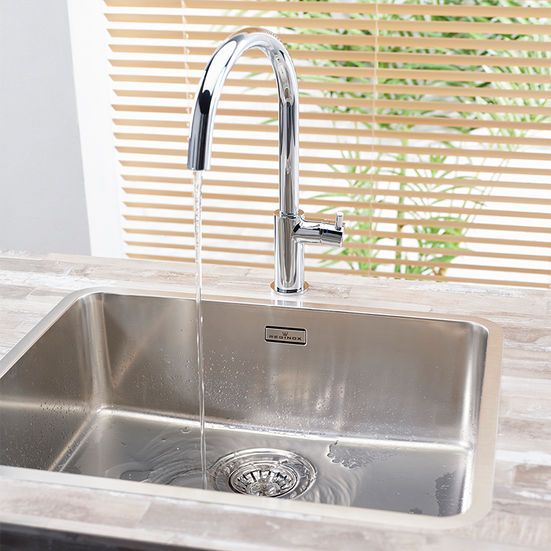 Reginox Ohio 50x40 Integrated Stainless Steel Kitchen Sink