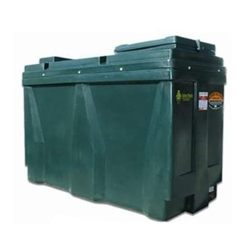 Compact Bunded Oil Tank - Green 980 Litre