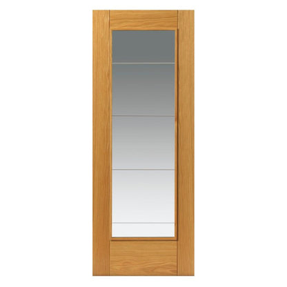 JB Kind Medina Pre-Finished Glazed Internal Door 1981 X 762 X 35mm