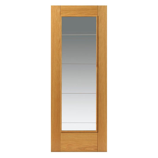 JB Kind Medina Pre-Finished Glazed Internal Door 1981 X 762 X 35mm