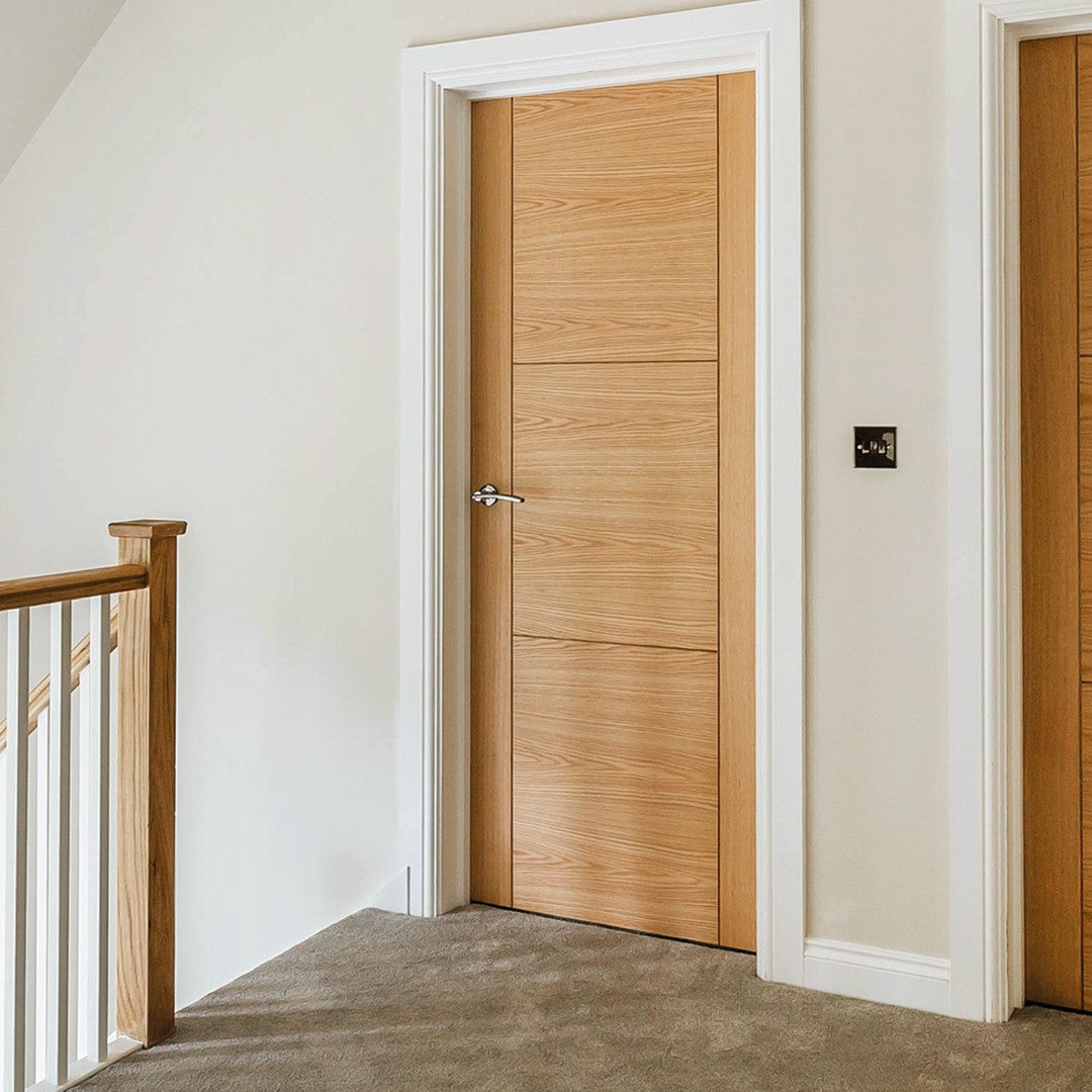 Image for JB Kind Mistral Oak Pre-Finished Internal Fire Door