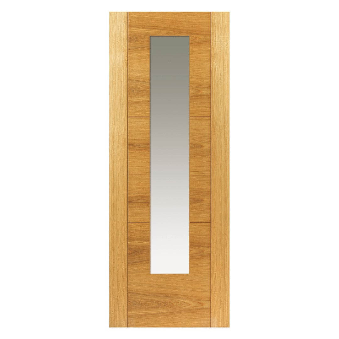 Image for JB Kind Mistral Oak Glazed Pre-Finished Internal Door