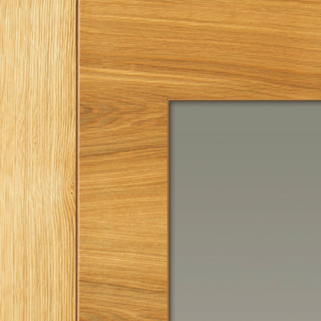 Image for JB Kind Mistral Oak Glazed Pre-Finished Internal Door