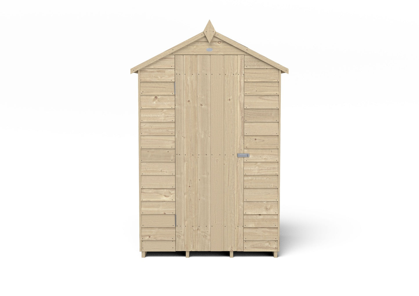 4LIFE Overlap Pressure Treated Apex Shed - No Window (HD) - 4 x 3ft