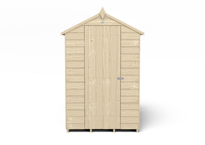 4LIFE Overlap Pressure Treated Apex Shed (HD) - 6 x 4ft