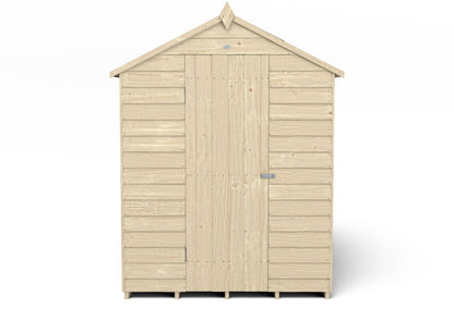 4LIFE Overlap Pressure Treated Apex Shed (HD) - 7 x 5ft