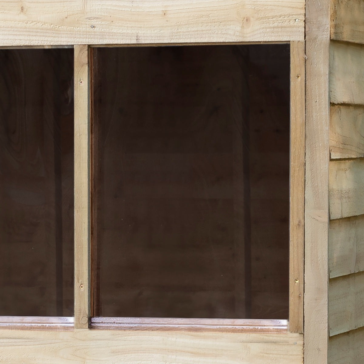 Forest Overlap Pressure Treated Apex Shed - Double Door - 10 x 6ft