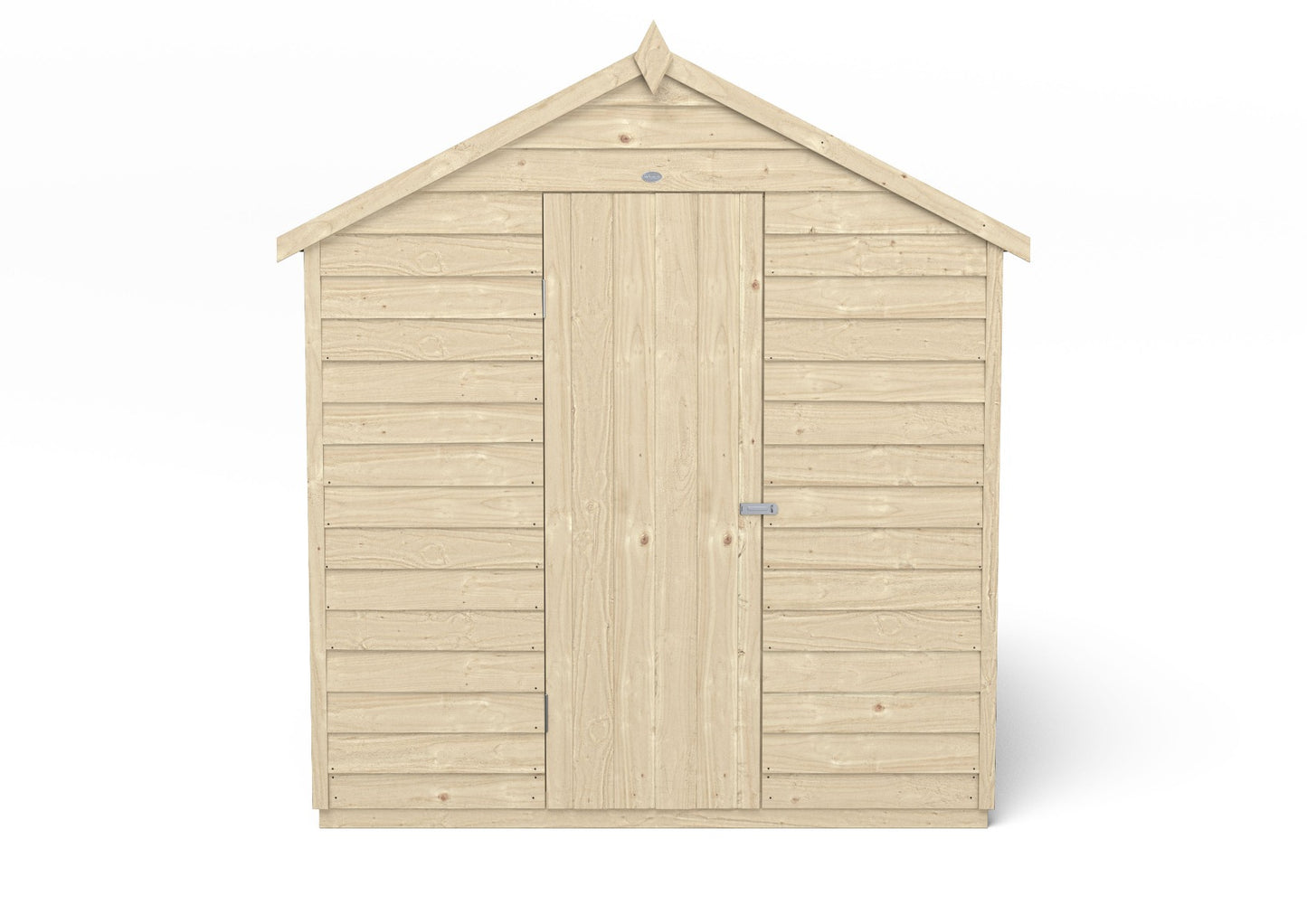 4LIFE Overlap Pressure Treated Apex Shed (HD) - 8 x 6ft