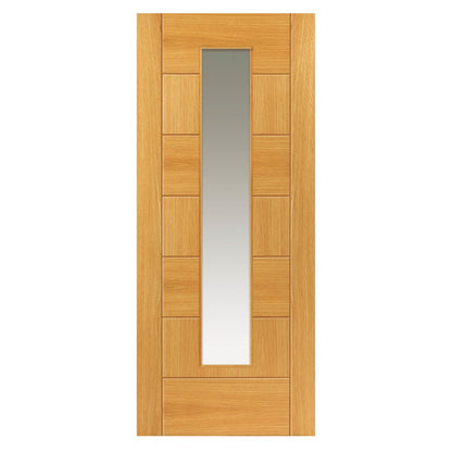 Image for JB Kind Oak Sirocco Glazed Pre-Finished Internal Door