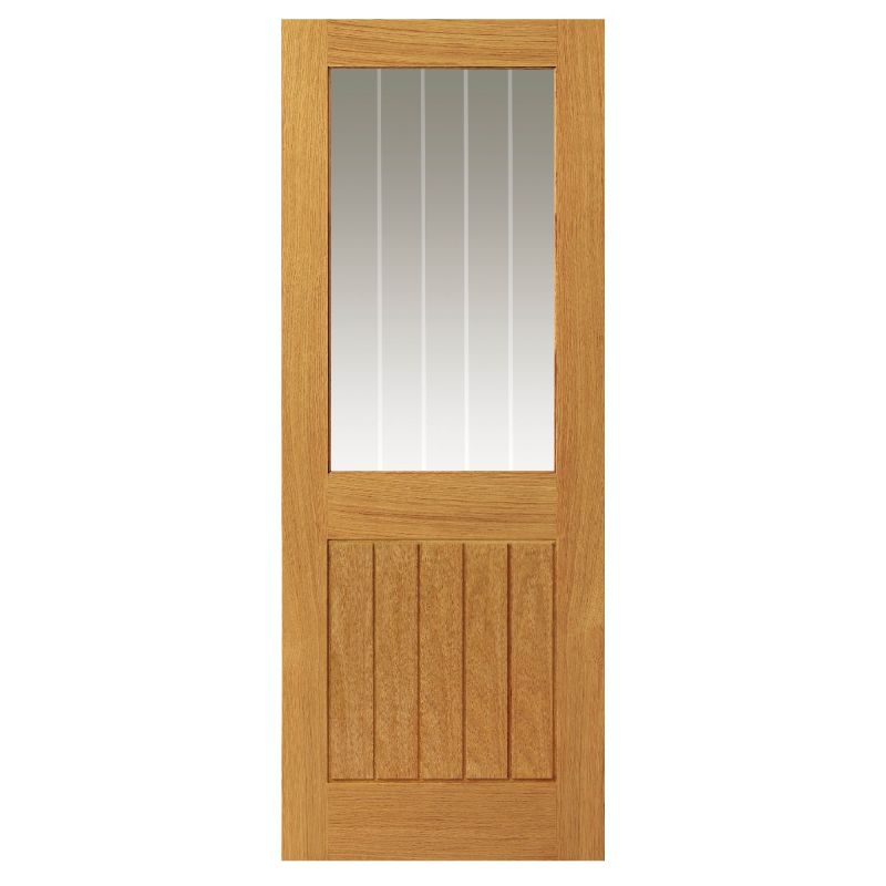 Thames 1/2 Light Oak Internal Door Pre-Finished - 1981 x 762 x 35mm 