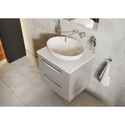 Aqua Aquatrend 520mm Countertop Oval Basin inc Waste - All Colours