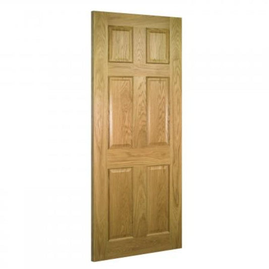 Image for Deanta Oxford Interior Oak Door - 2032 x 813 x 35 mm