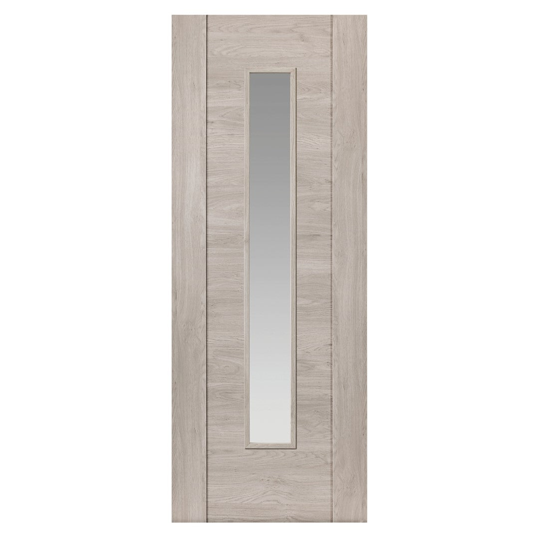 Image for JB Kind Alabama Glazed Fumo Wood Effect Laminate Internal Door