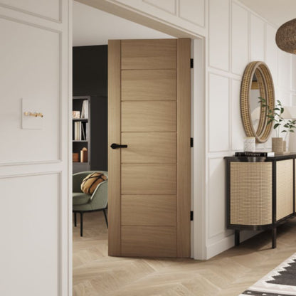 Internal Oak Palermo Fire Door - All Sizes