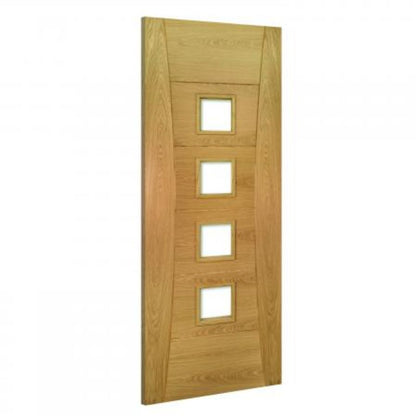 Image for Deanta Pamplona Glazed Interior Oak Door