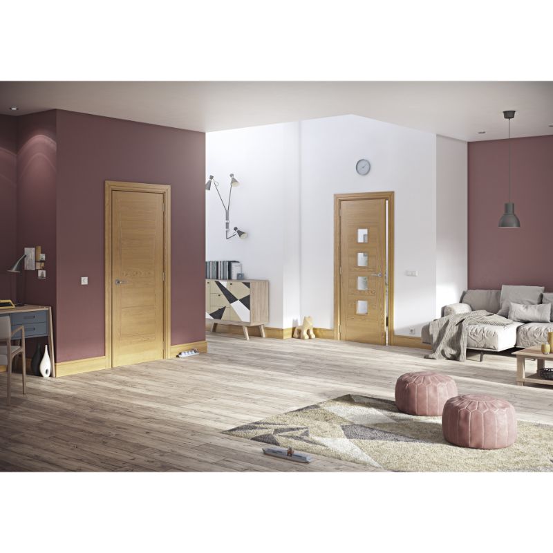 Image for Deanta Pamplona Interior Oak Door - 1981 x 838 x 35 mm