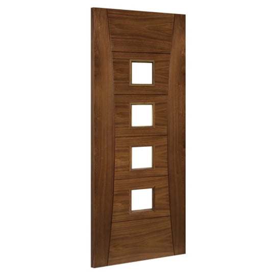 Image for Deanta Pamplona Glazed Interior Walnut Door 1981 x 686 x 35mm