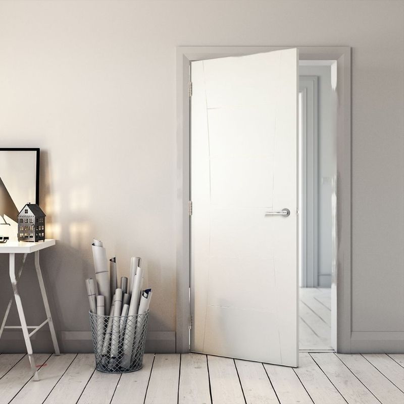 Image for Deanta Pamplona Interior White Primed Door 1981 x 610 x 35mm