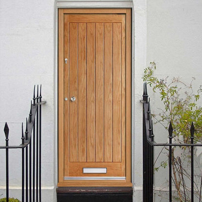 LPD Norfolk Oak Exterior Door 80in x 32in x 44mm (2032 x 813mm)