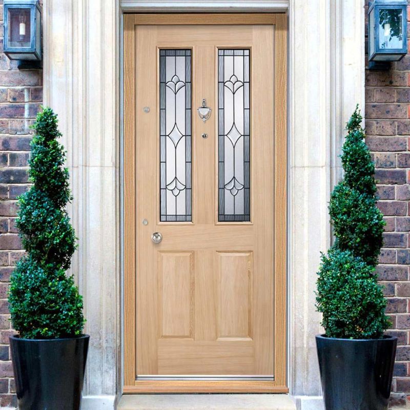 LPD Warmer Door Salisbury Oak Exterior Door 80in x 32in x 44mm (2032 x 813mm)