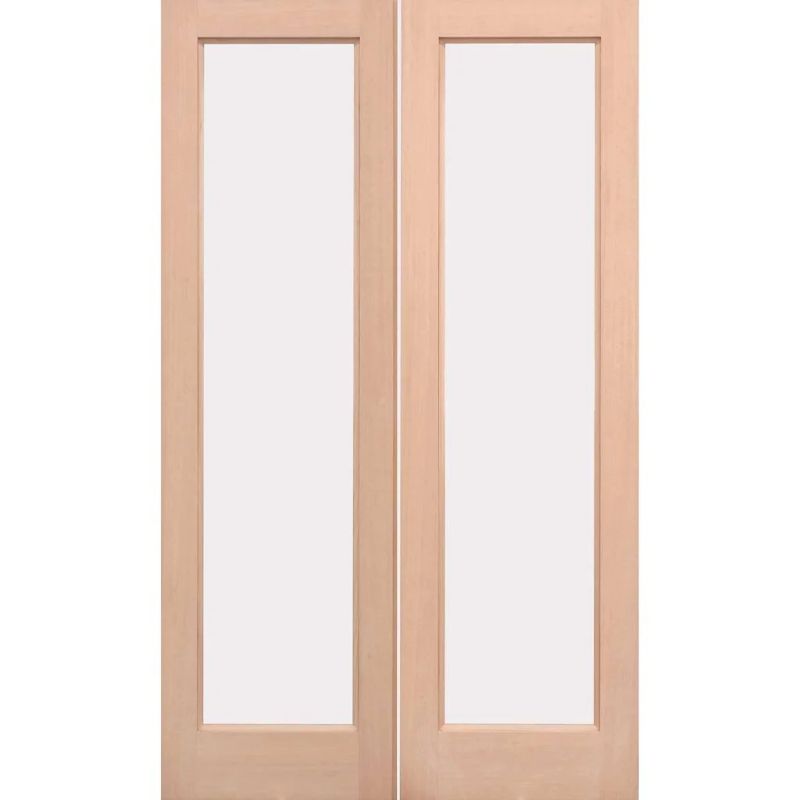 LPD Pattern 20 Hemlock Unglazed Exterior Door Pair