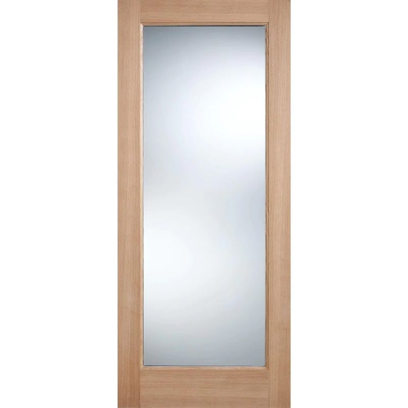 LPD Pattern 10 Oak Clear Double Glazed Exterior Door 80in x 32in x 44mm (2032 x 813mm)