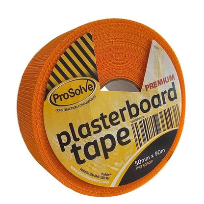 ProSolve Premium Plasterboard Tape 50mm x 90m - All Colours