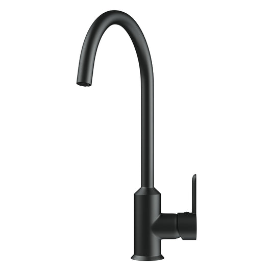 Ellsi Entice Kitchen Mixer Tap with Swivel Spout - Matt Black