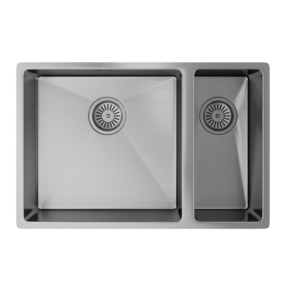 Ellsi Elite 1.5 Bowl Inset/Undermount Stainless Steel Kitchen Sink - Brushed Finish