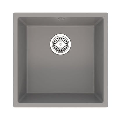 Ellsi Comite 1 Bowl Inset/Undermount Kitchen Sink - Matt Grey