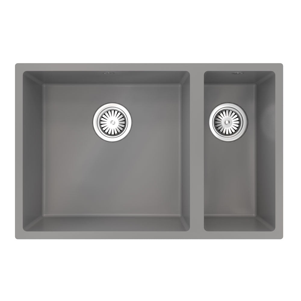 Ellsi Comite 1.5 Bowl Inset/Undermount Kitchen Sink - Matt Grey