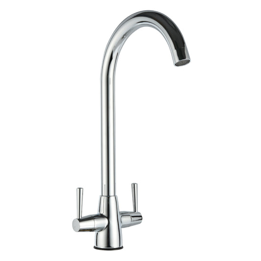 Ellsi Adria Dual Lever Kitchen Mixer Tap with Swivel Spout