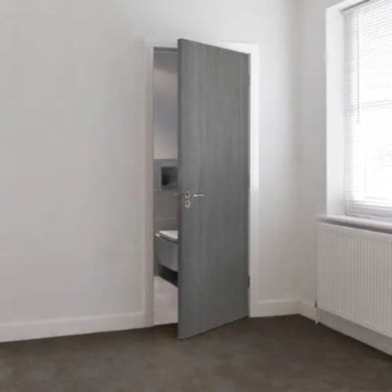 JB Kind Pintado Grey Painted Internal Fire Door FD30 - 1981mm x 610mm